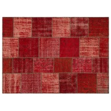 Orjinal Patchwork Halı / Kırmızı