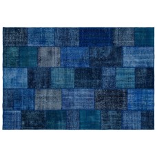 Orjinal Patchwork Halı / Mavi